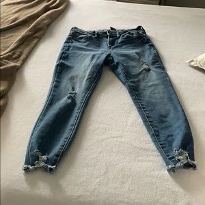 High Rise skinny jeans